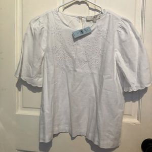 LOFT Eyelet Top